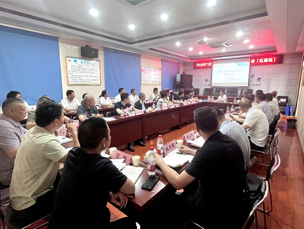 颍上县中医院2025年七月份医共体理事会召开
